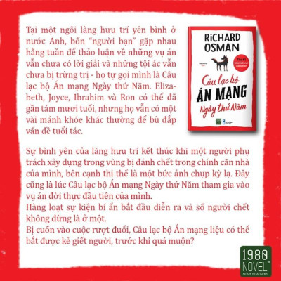 Sách Câu lạc bộ án mạng ngày thứ Năm - BẢN QUYỀN