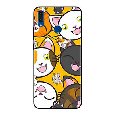 Ốp Lưng in cho Huawei Y9 2019 Mẫu Cặp Mèo Đáng Yêu - Hàng Chính Hãng