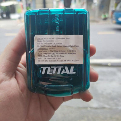 BỘ 30 MŨI BẮT VÍT 25MM TOTAL TACSD10306 - HÀNG CHÍNH HÃNG