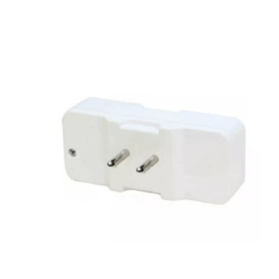 Phích Cắm 2 Chức Năng: Phích Cắm Chia 3 Và Ổ Cắm Chuyển Đổi Từ 3 Chấu Thành 2 Thấu, 2000W, Nhựa ABS - TakyHome 8605