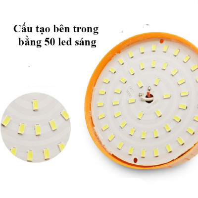 Bóng đèn tích điện 100w – 150w bóng đèn cao cấp có móc treo cổng sạc usb