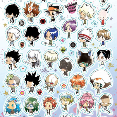 Gia Sư Hitman Reborn! Official Visual Book: Reborn Colore! - Tặng Kèm Sticker