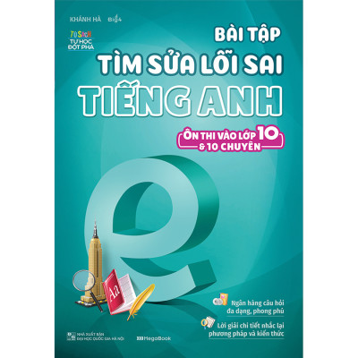 Combo Bài Tập Tiếng Anh Ôn Thi Vào 10 Và 10 Chuyên - Bộ 1 (4 Cuốn) 