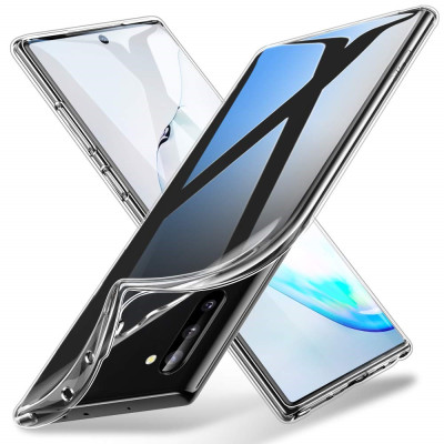 Ốp lưng silicon dẻo trong suốt Loại A cao cấp cho Samsung Galaxy Note 10