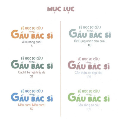 Bé Học Sơ Cứu Cùng Gấu Bác Sĩ