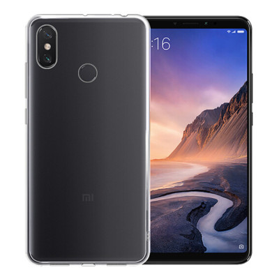 Ốp lưng dẻo cho Xiaomi Mi Max 3 hiệu Ultra Thin mỏng 0.6mm chống trầy - Hàng chính hãng 