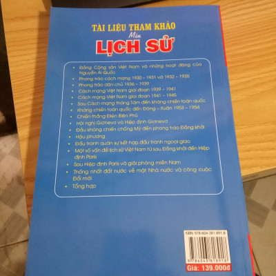 TÀI LIỆU THAM KHẢO MÔN LỊCH SỬ 