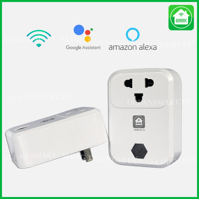 Ổ Cắm Thông Minh HUNONIC, Ổ Cắm Wifi Điều Khiển Từ Xa Qua Điện Thoại - SK01