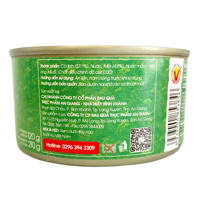COMBO - Thùng (06 hộp) 3 hộp Mắm Cá Linh Chưng và 3 hộp Cá Linh Kho Mía - Antesco