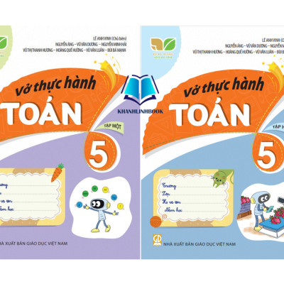 Sách - Combo 4 cuốn Vở thực hành Toán + tiếng việt 5 - tập 1 + 2 (Kết Nối)
