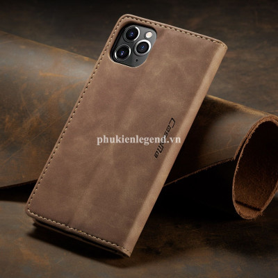 Bao da dạng ví dành cho iPhone 12, 12 Pro hiệu caseme chống sốc chống va đập bụi bẩn, có ngăn đựng tiền, đựng thẻ tiện dụng - Hàng chính hãng