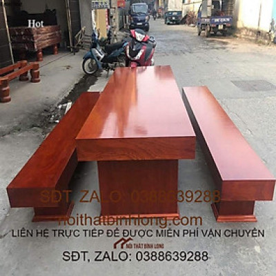 Bộ Bàn Ghế K3 Gỗ Xoan Đào