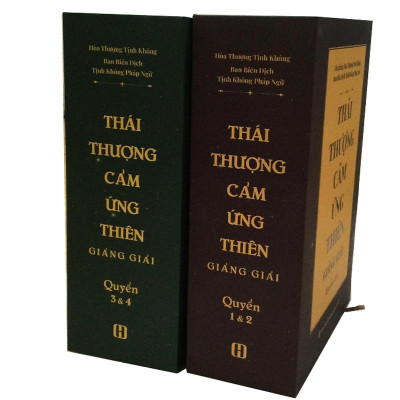 Sách - Bộ Thái Thượng Cảm Ứng Thiên Giảng Giải - Trọn Bộ 4 Quyển - Chính Thông Book