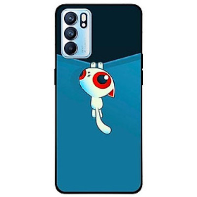 Ốp lưng dành cho Oppo Reno 6 - Reno 6 Z mẫu Mèo Cầu Cứu
