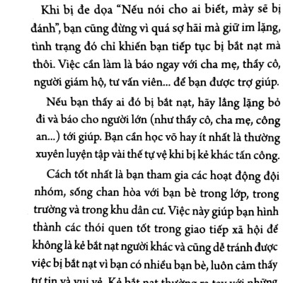 Kỹ Năng Phòng Vệ Dành Cho Học Sinh (Tái Bản 2023)