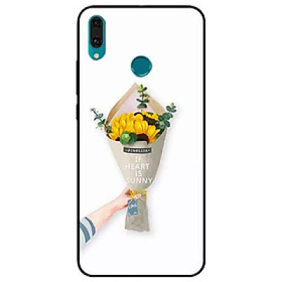 Ốp lưng in cho Huawei Y9 2019 Mẫu Bó Hoa Hướng Dương