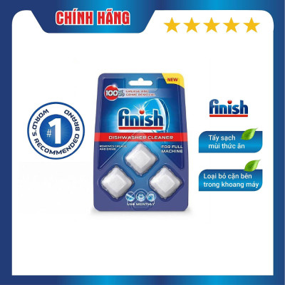 Vỉ vệ sinh máy rửa bát finish 3 viên