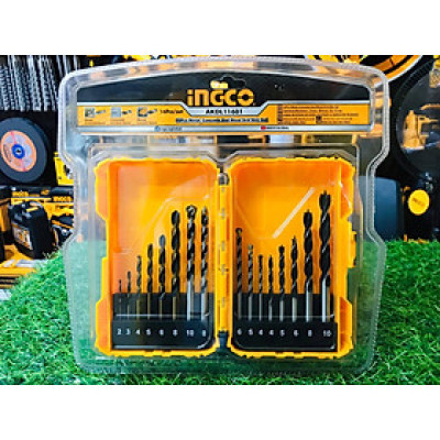 BỘ MŨI KHOAN ĐA NĂNG 16 CHI TIẾT INGCO AKDL11601 - HÀNG CHÍNH HÃNG