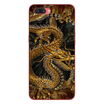 Ốp lưng in cho OPPO A5 mẫu Rồng Nền Đen - Hàng chính hãng