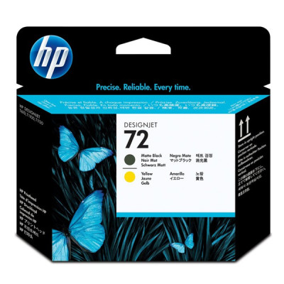 Đầu in HP 72 Matte Black and Yellow DesignJet Printhead (C9384A) Dùng cho máy in T795/ T1300PS/T610/T1200/T1300/-Hàng chính hãng 