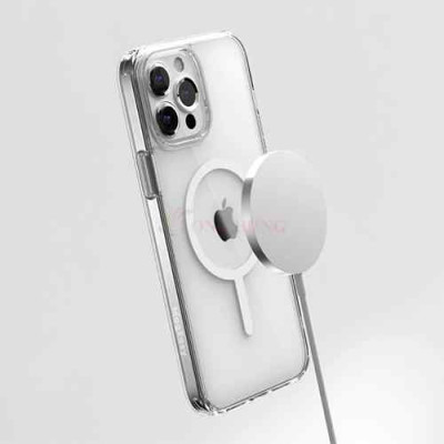 Ốp lưng nhựa cứng hỗ trợ sạc không dây SwitchEasy MagCrush iP 13 Series - Hàng chính hãng