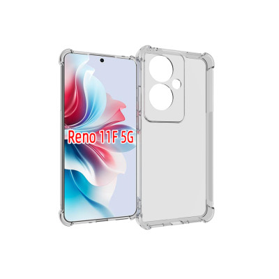Ốp lưng cho Oppo Reno 11 5G | Reno 11F 5G dẻo trong TPU chống sốc 4 góc cạnh ( Hàng chính hãng)
