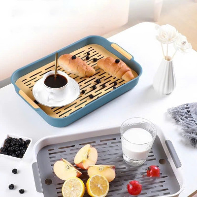 Khay Nhựa Úp Cốc Ly 2 Lớp Phong Cách Hiện Đại – Khay Đựng Cốc Ly, Khay Trà Tiện Lợi Đa Năng - HÀNG CHÍNH HÃNG MINIIN
