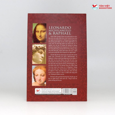 Sách - Deluxe Books - Leonardo, Michelangelo Và Raphael - Cuộc Đời Ba Danh Họa Thời Kì Phục Hưng - Tân Việt Books