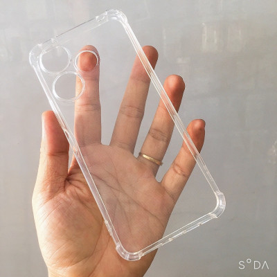 Ốp lưng cho Xiaomi Redmi 13 dẻo trong TPU chống sốc 4 góc cạnh ( hàng chính hãng)