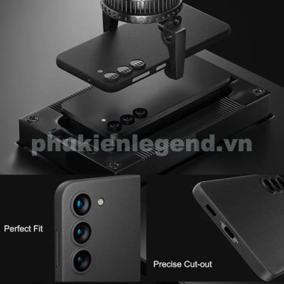 Ốp lưng nhám chống sốc siêu mỏng 0.3mm cho Samsung Galaxy S24 hiệu Memumi có gờ bảo vệ camera - Hàng chính hãng