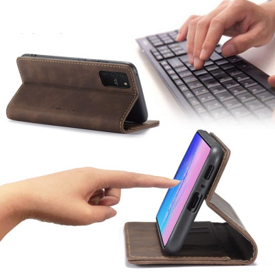 Bao da ốp lưng dành cho Samsung Galaxy A14 5G, A04, A04s, A23 5G, A24, A34 5G, A54 5G dạng ví case cao cấp, kiểu dáng sang trọng thời trang, ngăn đựng thẻ tiện lợi, bảo vệ điện thoại toàn diện - Hàng chính hãng