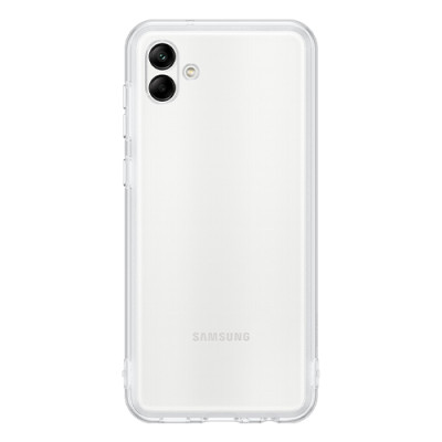 Ốp Lưng Nhựa Dẻo Trong Samsung Galaxy A04 Soft Clear Cover EF-QA045TTEGWW - Hàng Chính Hãng