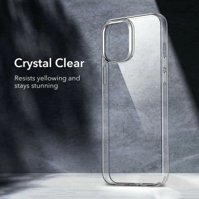 Ốp lưng dẻo silicon trong suốt cho iPhone 12 / iPhone 12 Pro (6.1 inch) hiệu Ultra Thin (siêu mỏng 0.6mm, chống trầy, chống bụi) - Hàng nhập khẩu