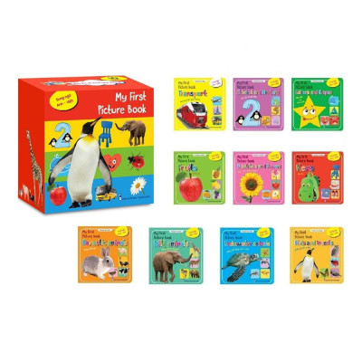 Bộ Sách Thư Viện Hình Ảnh Đầu Tiên Cho Bé Nhận Biết Thế Giới Xung Quanh- Trọn bộ 10 cuốn song ngữ Anh- Việt