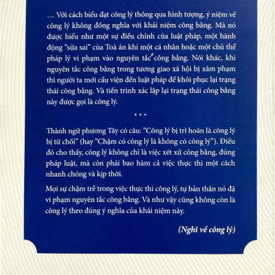 Những Suy Nghiệm Về Luật Pháp