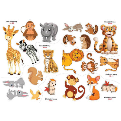 Sách - Sticker Dán Hình Thông Minh - Rừng Nhiệt Đới - Việt Thư