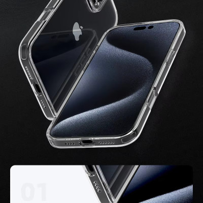 Ốp lưng cho iPhone 16 Pro Max, iPhone 16 Pro, iPhone 16 Plus, iPhone 16 hiệu LIKGUS trong suốt bảo vệ camera, chống ố, chống sốc cao cấp - Hàng chính hãng.