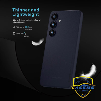 Ốp lưng dành cho Samsung S24 Ultra, Samsung S24 Plus, Samsung S24 hiệu MEMUMI lụa siêu mỏng 0.3mm, chống sốc, bảo vệ camera cao cấp - Hàng chính hãng