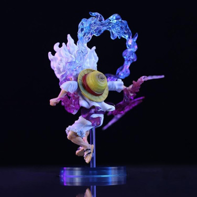 Mô Hình Luffy Gear 5 Cầm Sét 10Cm Mô hình One Piece Cao Cấp, Figure Mô Hình Anmie One Piece Luffy Vua Hải Tặc