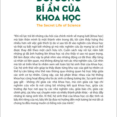 ĐỜI SỐNG BÍ ẨN CỦA KHOA HỌC (The Secret Life of Science) - Jeremy J. Baumberg - Nguyễn Sỹ Nguyên dịch - (bìa mềm)