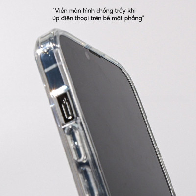 Ốp lưng giảm sốc chống va đập chống ố vàng cho Iphone 14 / 14 Pro / 14 Plus / 14 Pro Max hiệu X-level ICE Crystal trang bị đệm khí ẩn bốn góc, Mặt lưng PC chống ố vàng - Hàng chính hãng