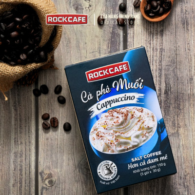 [CB] 2 HỘP CAPPUCCINO: MUỐI + TRỨNG (5 gói x 30 gram)