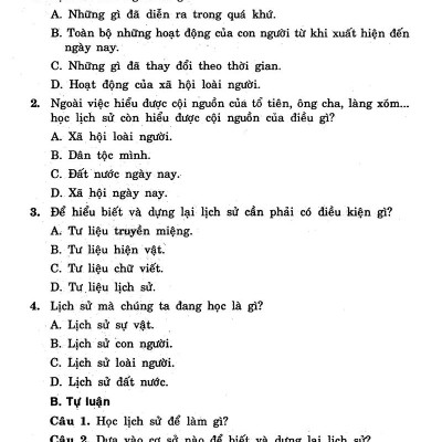 Để Học Tốt Lịch Sử Lớp 6