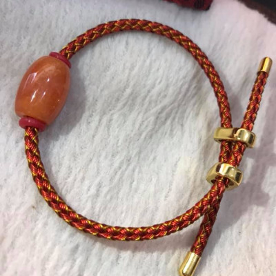 VÒNG NỮ KIỂU LU THỐNG CAM ĐỎ DÂY ĐỎ MAY MẮN CỰC KỲ XINH XẮN  NỮ MỆNH HỎA MỆNH THỔ  VÒNG FREESIZE NỮ ĐEO ĐƯỢC HẾT Ạ