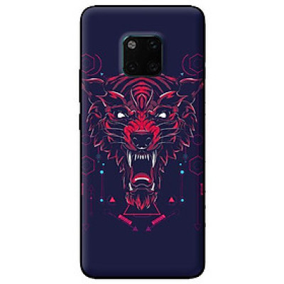 Ốp lưng in cho Huawei Mate 20 Pro mẫu Sói - Hàng chính hãng