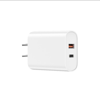 Củ sạc Wiwu Quick Wi-U002 PD + QC Fast Charger cho điện thoại có 2 cổng USB & Type-C hỗ trợ sạc nhanh - Hàng chính hãng