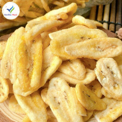 Chuối Sấy Giòn Hàng Vụn Viettin Mart 500g
