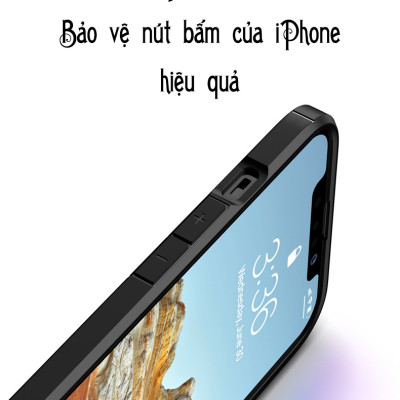 Ốp lưng chống sốc lưng trong phong cách mới dành cho iPhone 11 / 12 / 13 / 11 Pro / 12 Pro / 13 Pro / 11 Pro Max / 12 Pro Max / 13 Pro Max / 12 Mini / 13 Mini - Hàng chính hãng