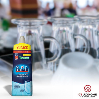 Nước làm bóng Finish 750ml dành cho máy rửa bát - Hàng chính hãng 