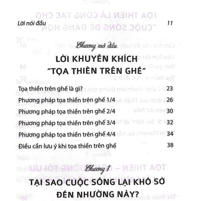 Toạ Thiền Trên Ghế - Để Tận Hưởng Cuộc Sống Thư Thái